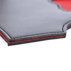 Kinky Puppy Gants Puppy Dog Paw Noir-Rouge